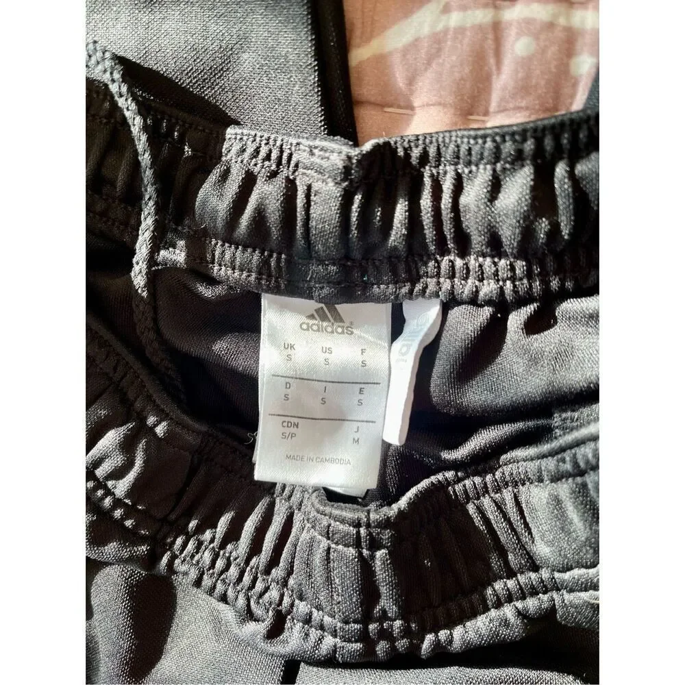 Adidas black sports pant size small